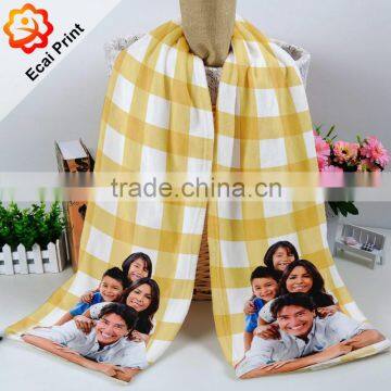 Good Looking Comfortable Digital Printing Heat Transfer Shawl Scarf photo-2