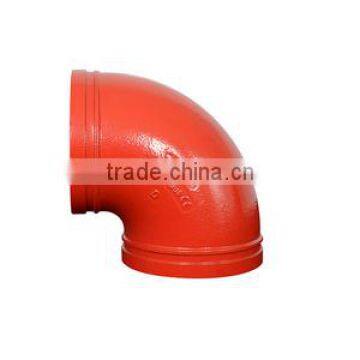 high tensile galvanized steel pipe line system pipe fitting steel pipe elbow