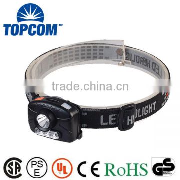 Fishing caving mountaineering q5 3W ultra bright led headlamp with motion sensor