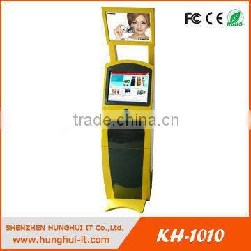 Credit Card, Barcodeand Fingerprint Scanning Payment Dual Screen Kiosk / Kiosks