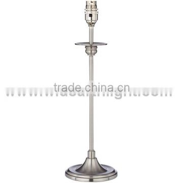 Modern Candlestick Nickel Table Lamp Base for room decoration B30014