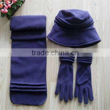 plain dyed polar fleece fabric set