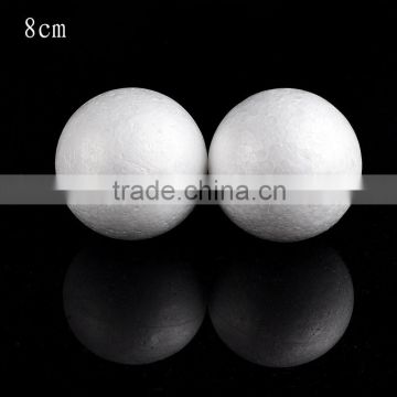 80mm Polystyrene styrofoam Ball craft ball for Christmas tree decoration Children DIY and wedding                        
                                                Quality Choice