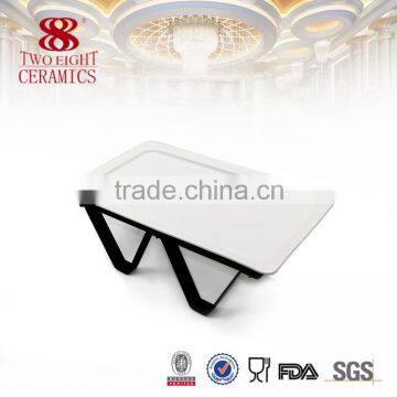 Wholesale ceramic dishes for buffet appetizer snack serving dish