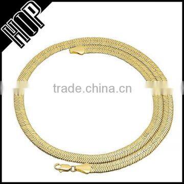 14k Gold Chain Necklace Snake Style