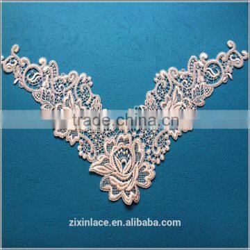 Wholesale embroidered crochet garment lace collar