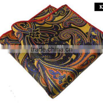 Wholesale High Quality Men Silk Printing Pocket Square , Polyester Printing Pocket Square photo-5