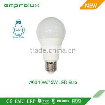 Led Bulb OEM Factory A60 A19 12W Dimmable 1055lm 200 Degree CE RoHS Certificates E27 E26 B22 Base High Lumen Super Bright Quality Choice photo-3