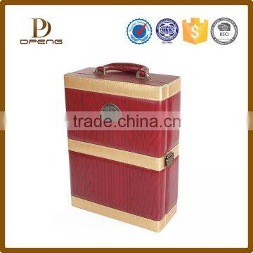 High capacity magnetic closure gift box/wine box