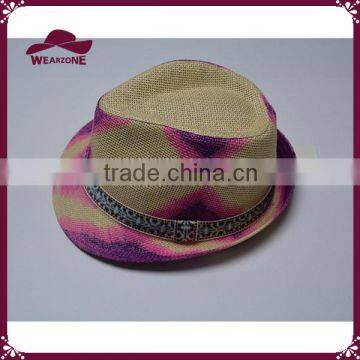Colorful 100% Paper Straw Hat photo-3