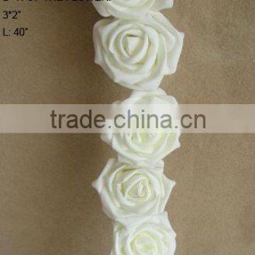 2014 New Artificial PE Flower 40" Artificial PE Wedding Rose Garland Spray