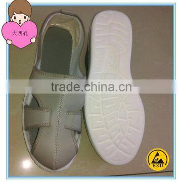 high quality comfortable PVC leather upper PU outsole esd butterfly shoes