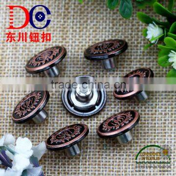 Metal Logo Custom Made Clothing Buttons for Jeans Wear photo-6