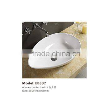 Egg Shape Lavatory Wash Hand Sink EB337