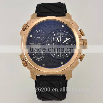 Sport Watch With Factory Direct Prices Man Fashion Wrist Men With Date Stainless Steel Case Rubber Band BOSCEN Watch CHINA Made