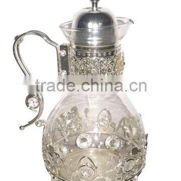 2016 Decorative Glass Water Jug With Crystal Decoration photo-4