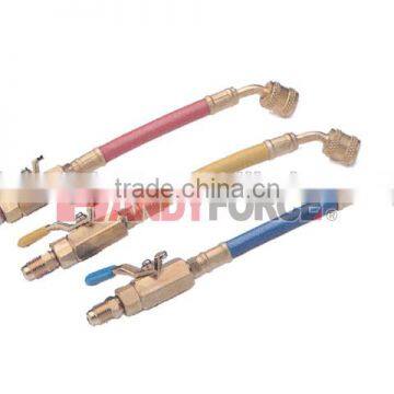 Short Hose w/Shut-Off Ball Valve, Air Condition Service Tools of Auto Repair Tools