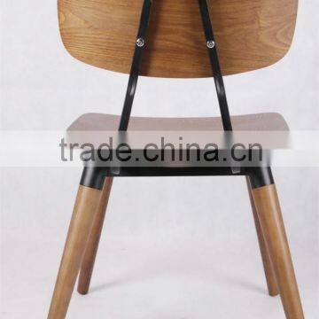 2016 New Design Restaurant Furniture Walnut/Ash Wood Dining Chair photo-4