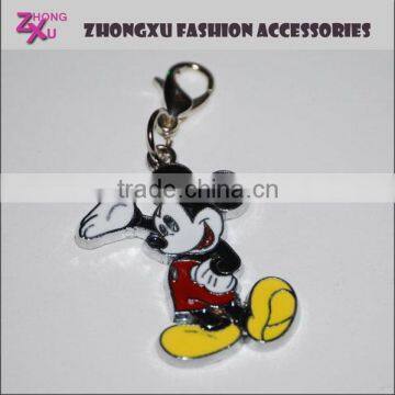 new fashion custom metal enamel mickey mouse charms