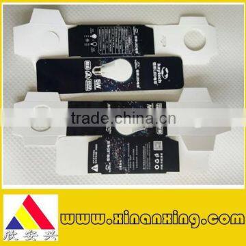 black custom paper box for electric bulb made in china