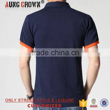 Short Sleeve Button Bulk Polo Tee Shirts Blank 80% Cotton 20% Polyester Garment photo-2