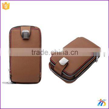 New Design Cowhide Leather Men Wallet Bag Cluth Bag