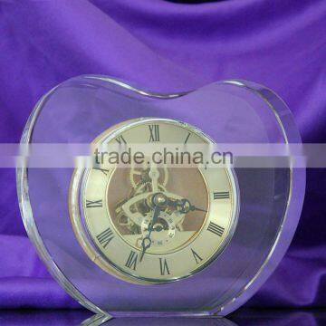 Wholesale Crystal Glass Clock Home Decoration photo-6