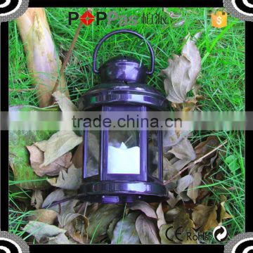 2015 Promotion Poppas BS10 Star Pantern Colorful Selection Hanging Led Candle Hurricane lantern