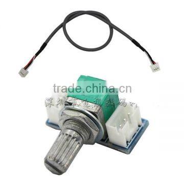 09 Potentiometer adapter converter plate with a shielded cable accessories DIY amplifier