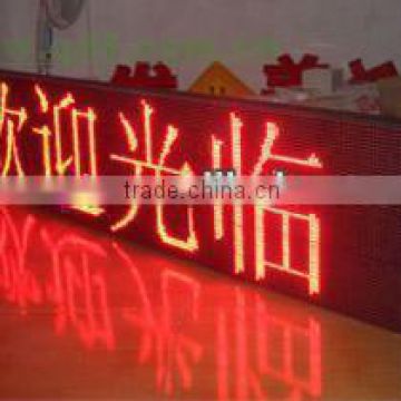 P20 Led scrolling message board for bar counter