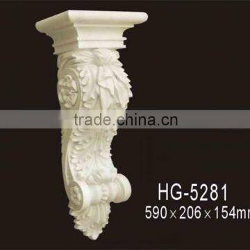 5281 PU foam Corbel in muldings/home decorations