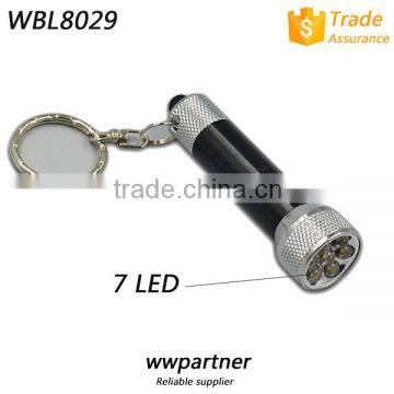 Metal LED Retractable Flashlight With Key Chain photo-4