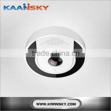 2015 Kaansky H.264 3MP 360 degree wide angle Fisheye network camera