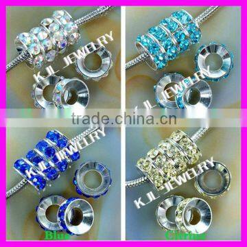 Hot sale mixed colors Spacer Rhinestone Spacer beads !! GZKJL-CT0154