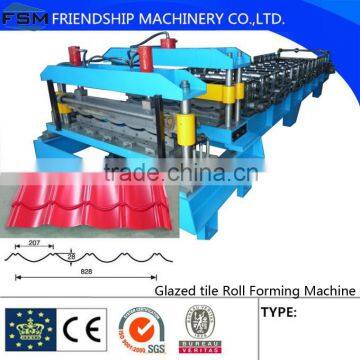 Steel Glazed Tile Roll Forming Machine,Color Steel Roof Roll Forming Machine