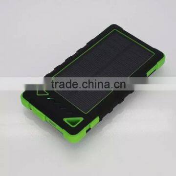 8000mAh Solar Charger External Backup Power Pack Waterproof Dustproof Solar Power Bank for Smartphones Ipad Tablet Pc photo-3