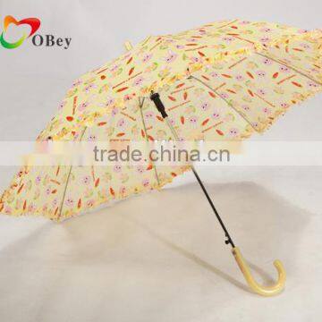 Straight auto open umbrella for kids
