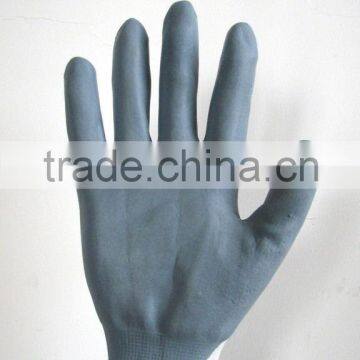 Foam nitrile coated gloves gloves industry