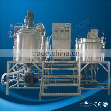 1000L Bottom discharge cosmetic cream mixer, paste homogenizer tank