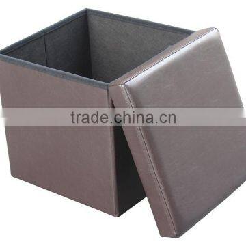 Bedroom Furniture! Colorful Printing Folding Storage Ottoman photo-5