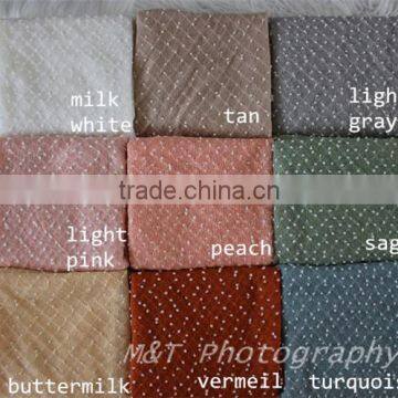 150x50cm Knit Bobble Wraps Popcorn Wraps Newborn Baby Photography Background Newborn Fotography Blanket