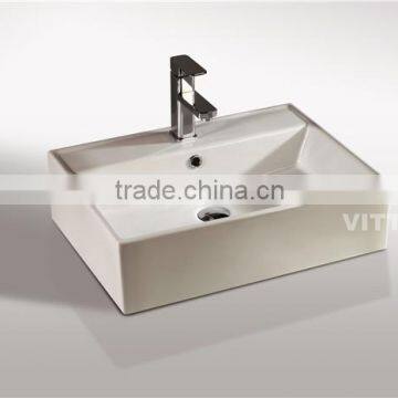 modern style ceramic rectangle basin