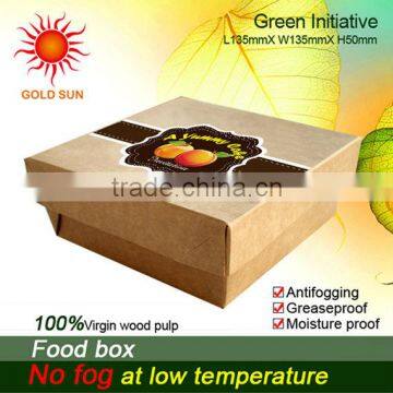 recycled food boxes