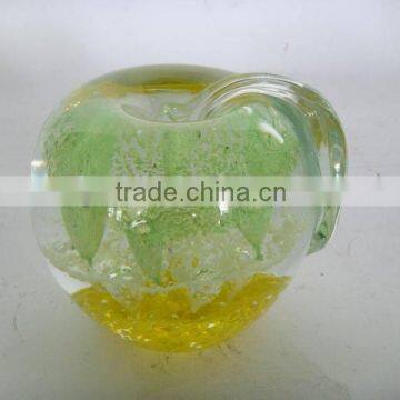 decoration gift glass ball apple shape