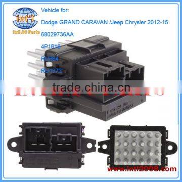 Heater Module blower motor resistor for Dodge GRAND CARAVAN /Jeep Chrysler TOWN & COUNTRY /RAM C/V 2012-15 68029736AA 4P1618