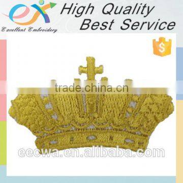 Trade Assurance customize crown embroidery patch