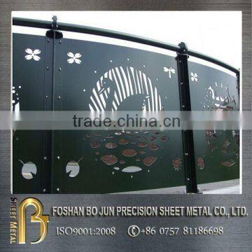 manufacturing custom decorative screen , laser cutting metal screen made in china