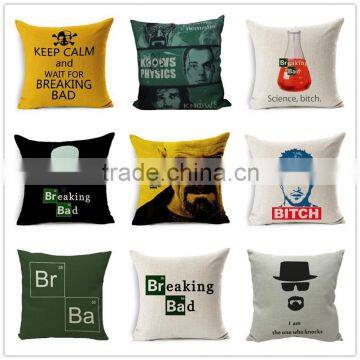 Home Decor Pillow Case The Breaking Bad US TV Pillow 45*45cm Personalty Cushion Cover