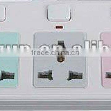 4 way 4 switch extension multi socket