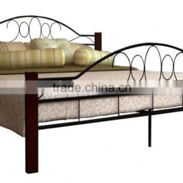 wood legs metal bed frame